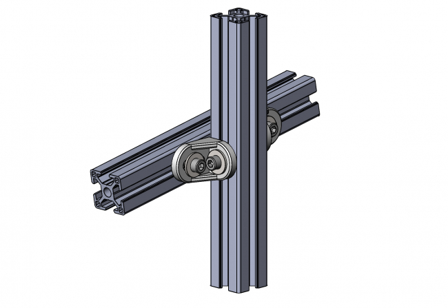 Radiuswinkel 38x28 Eckwinkel, Druckgusswinkel, Radiuswinkel, Radius