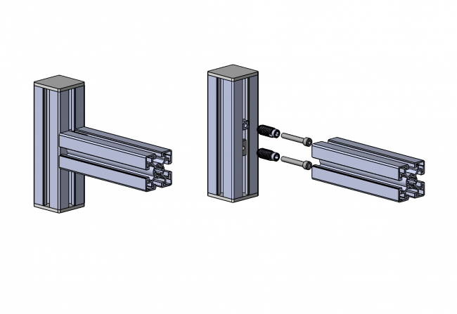 Automatikverbinder Automatikverbinder, Automatik, Verbinder, Nut 6, Nut 8, Nut 10, Bosch, Bauer, ITEM, Profil, 4120 S 0003 VZ03, 4120 S 0005 VZ03, 4120 S 0007 VZ03, T-Matic, T-Matik, Selbstfurchend, T-Verbinder, Nutverbinder, Fräsverbinder