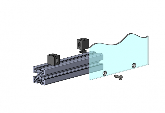 Uniblock black Uniblock, PVC hard, PVC, face elements, holder, Accessories, flexible, Nut 10, 6302 K 1006 SW 01