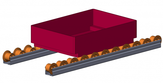 Röllchenleiste D 28 geführt Röllchenleiste D28 geführt, Rollen, Bundrollen, Rollenschiene, Rollenleiste, Rollenstab, Zubehör, 6320 K 028F GE 01