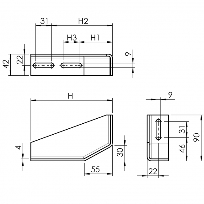 Fundamentwinkel rechts Fundamentwinkel, Fundamentverbinder, Bodenverbinder, Aluminiumprofile, galvanisch, verzinkt, Stahl, 1210 S 160 R VZ 01,1210 S 210 R VZ 01
