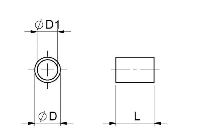 Reduzierhülse, Bohrungen reduzieren, PA, Polyamid, schwarz, 1399 K 0001 NA01, 1399 K 0002 NA01