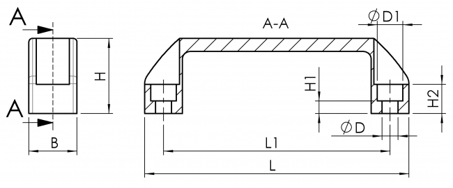 Handgriff Kunststoff, schwarz kunststoffgriff, kunststoffhandgriff, Handgriff, Handgriffe, Kunststoff, Griff, Griffe, Sicherheitsgriff, Sicherheitsgriffe, Sicherheitshandgriff, Sicherheitshandgriffe, Türgriff, Türgriffe, Schiebetürgriff, Schiebetürgriffe, Henkel, Halter, Bügelgriff, Maschinengriff, Comfortgriff, Frontwinkelgriff, Frontgriff, 2110 K 090 SW 01, 2110 K 0120 SW 01, 2110 K 180 SW 01