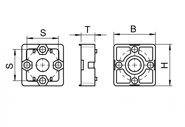 Längsverbinder Längsverbinder, Nut 8, Nut 10, Bosch, Bauer, AL DG, Aluminium, Druckguss, TecEnMa, 4201 AL 4510 EL 01, 4201 AL 3008 EL 01