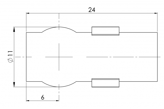 Abdeckkappe für Bolzenverbinder Nut 8 Abdeckkappe, Bolzenverbinder, Schnellverbinder, Schnellspannverbinder, Blende, Abdeckung, Nutabdeckung, Bohrungsabdeckung, Bohrungsblende, Kappe, 4699 K 011 SW 01, 4699 K 011 SI 01