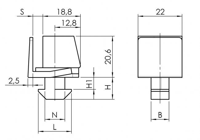 Uniblock Clip uniblock-clips accessories tecenma-gmbh