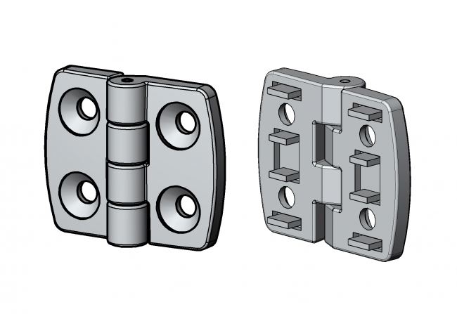 Alu, Scharnier, Druckguss, Aluminium, eloxiert, Nut 5, Nut 6, Nut 8, Nut 10, 2010 A 2020 EL 01 F, 2010 A 3030 EL 01 F, 2010 A 4040 EL 01 F, 2010 A 4545 EL 01 F, 2010 A 3045 EL 01 F