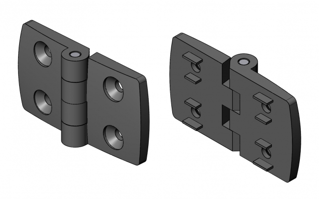 Scharnier, Scharniere, Türscharnier, Türscharniere, Kunststoffscharnier, Kunststoffscharniere, Lochabstand, nicht aushängbar, fest, fix, 2010 K 2020 SW 01 F,2010 K 3030 SW 01 F,2010 K 4040 SW 01 F, 2010 K 4545 SW 01 F