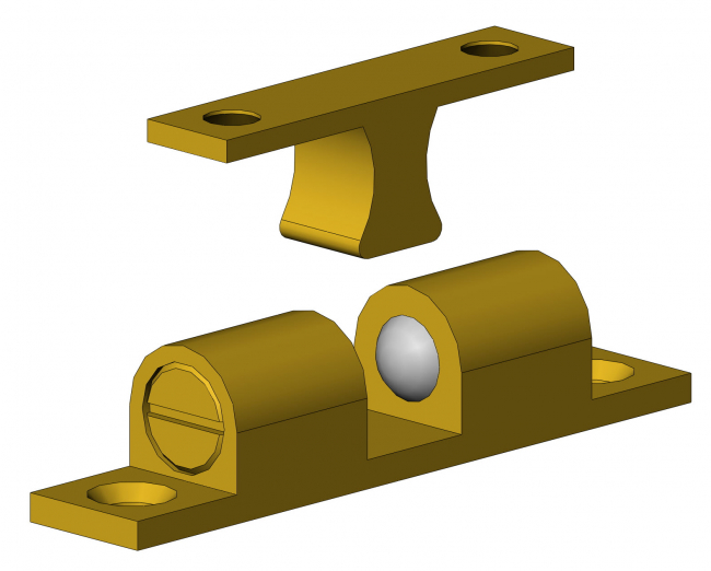 Doppelkugelraste, Verschlusselement mit einstellbarer Rastfunktion, Kugelschnäpper Kugelraster, Schließer, Doppelkugelraste, Kugelrasten, Doppelkugelrasten, Verschluss, ESD, Messing, Schließmechanismus, Schließmechanismen, Verriegelung, Riegel, rasten, Raster, Anschlag, Festmacher, Schnellverschluss, Kugelschnäpper, Doppelkugelschnäpper, 2230 M 0001 NA, 2230 M 0002 NA, 2230 M 0003 NA, 2230 M 0004 NA, 2230 M 0001 SI, 2230 M 0002 SI, 2230 M 0003 SI, 2230 M 0004 SI