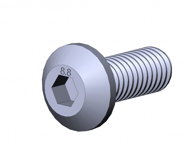 Schraube S8 Schrauben, Selbstschneidend, Selbstfurchend, Stahl, verzinkt, S8x20, 20mm, S8, TecEnMa, 3512 S 0820 VZ 01