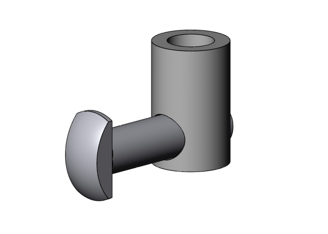 Schnellspannverbinder Nut 10 außen Schnellspannverbinder Nut 10 außen