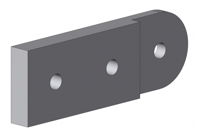 Gelenkplatte 40x120x12 Gelenk-Platte-40x120x12 4710-A-40120-EL-01