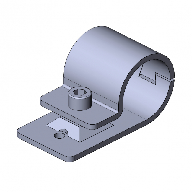Verbinder für Anbauteile Verbinder für Anbauteile, Rohrprofilsystem, Rohrverbinder, Rohr Verbinder, Rohr, Verbinder, 5026 S 001 SW 01