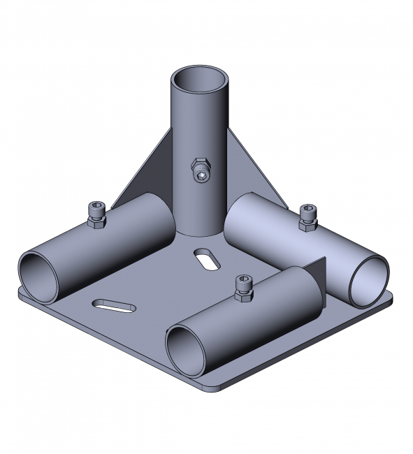 Aufnahme für Rollen rechts Aufnahme für Rollen rechts, rechts, Rollenbefestigung, Rollenhalter, Rahmen, Bodenstück, Rollenstück, Rollenadapter, Adapter, Parallelverbinder, Rohrprofilsystem, Rohrverbinder, Rohr Verbinder, Rohr, Verbinder, 5031 S 001 SW 01