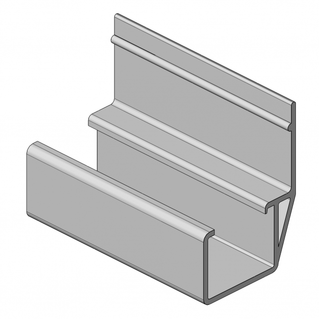 Röllchenleisten Seitenführung schmal, Steg, Seitenführung, schmal, Zubehör, 5060 K 001 WS 01