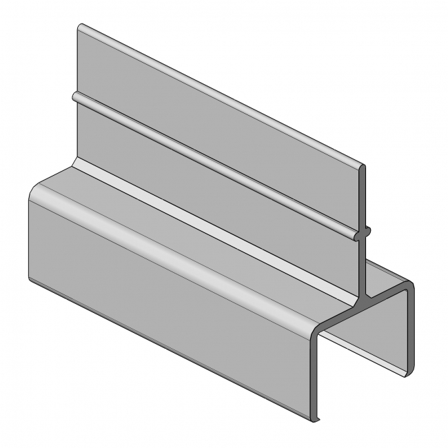 Seitenführung mittig, Steg, Seitenführung, 5060 K 003 WS 01