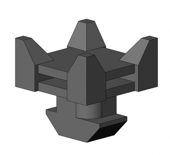 Kabelblock 2-Wege Kabelblock 2-Wege, Kabelblock, 2-Wege, Kammer, Block, Kabelbefestigung, PA, Zubehör, Nut 8, Nut 10, 6332 K 0802 SW 01, 6332 K 1002 SW 01