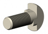 Hammer head screw slot 8 with fixing ball, stainless steel, 3309 E 080818 NA 01, 3309 E 080822 NA 01, 3309 E 080833 NA