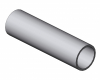 Aluminium-Rohr, Profilrohr, Rohrprofil, 5001 A 028 EL 01